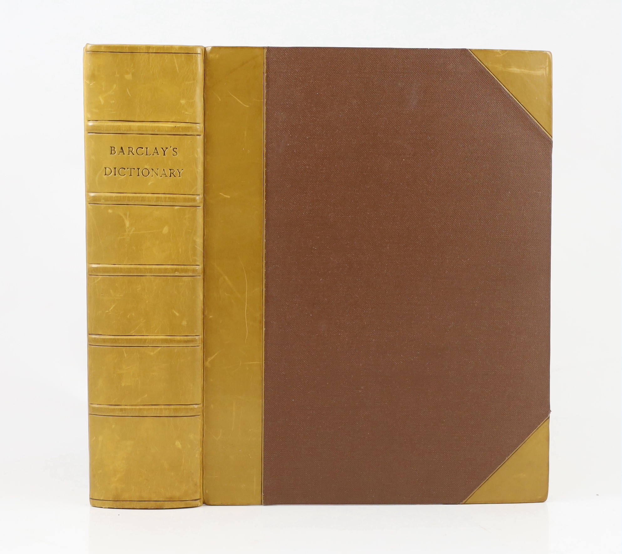 Barclay, Rev. James - A Complete and Universal Dictionary of the English Language....new edition, enlared (etc.) by B.B. Woodward pictorial engraved and printed titles, frontis., 9 historical plates, 42 of county maps an